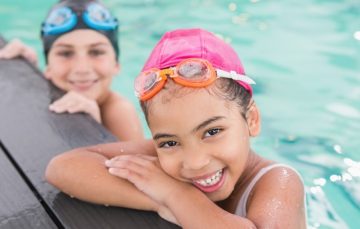 Kids swimming, water safety